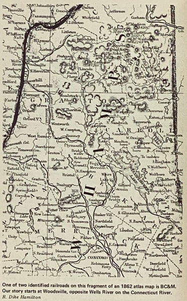 The Up-Country Line: Boston, Concord & Montreal RR to the New Hampshire Lakes and White Mountains [Railroad] (Shortline RR Series)