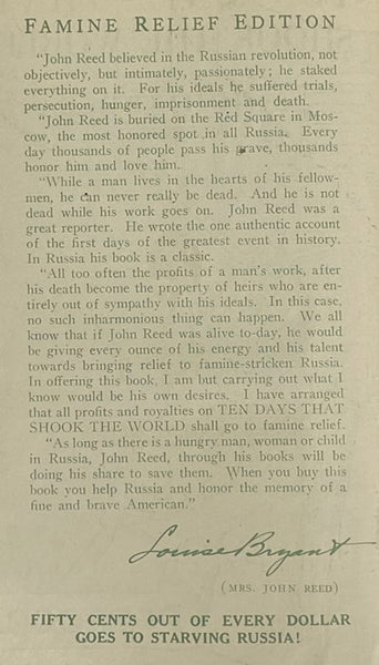 Ten Days That Shook the World (Famine Relief Edition)