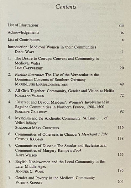 Medieval Women in Their Communities