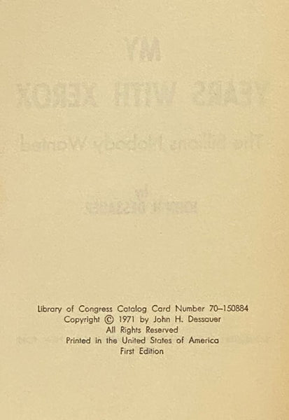 My Years with Xerox: The Billions Nobody Wanted