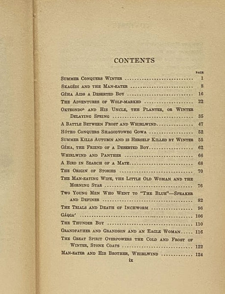 Seneca Indian Myths