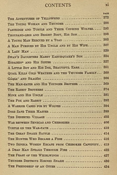 Seneca Indian Myths