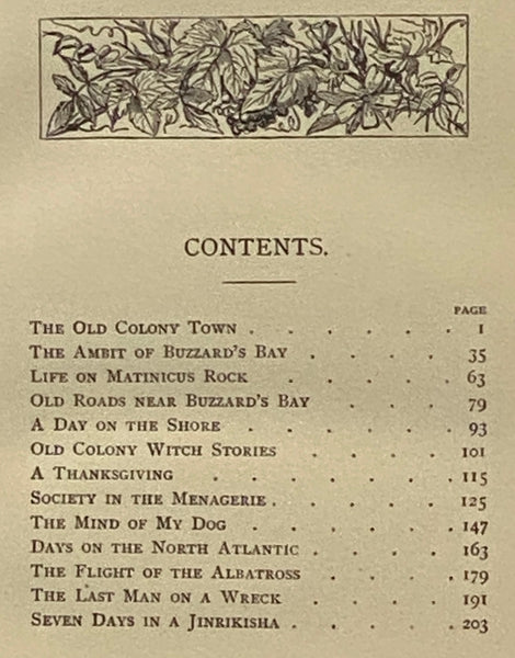 The Old Colony Town and Other Sketches [The Old Colony Town and the Ambit of Buzzard's Bay]