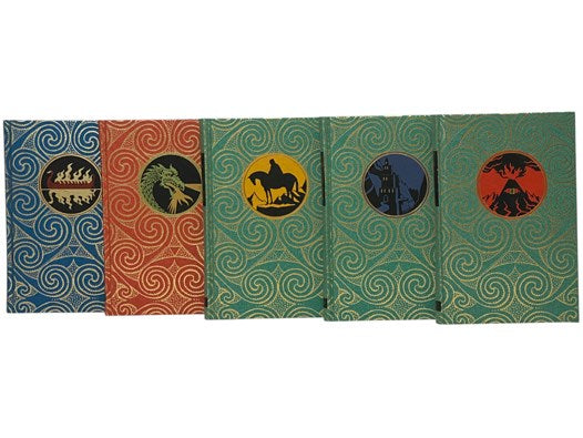 Middle Earth Five Volume Set: The Silmarillion: Consisting of Quenta Silmarillion (The History of the Silmarils) together with Ainulindale (The Music of the Ainur) and Valaquenta (Account of the Valar) to which is appended Akallabeth (The Downfall of Num…