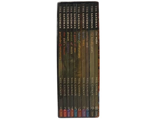 The Sandman 10 Volume Recolored/Remastered Editions Boxed Set: Preludes & Nocturnes; The Doll's House; Dream Country; Season of Mists; A Game of You; Fables & Reflections; Brief Lives; Worlds' End; The Kindly Ones; The Wake