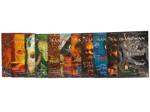 The Sandman 10 Volume Recolored/Remastered Editions Boxed Set: Preludes & Nocturnes; The Doll's House; Dream Country; Season of Mists; A Game of You; Fables & Reflections; Brief Lives; Worlds' End; The Kindly Ones; The Wake