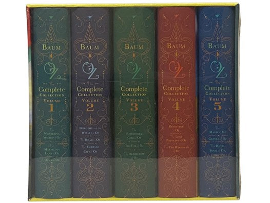 Oz: The Complete Hardcover Collection, in Five Volumes - The Wonderful Wizard of Oz; The Marvelous Land of Oz; Ozma of Oz; Dorothy and the Wizard in Oz; The Road to Oz; The Emerald City of Oz; The Patchwork Girl of Oz; Tik-Tok of Oz; The Scarecrow of Oz;…