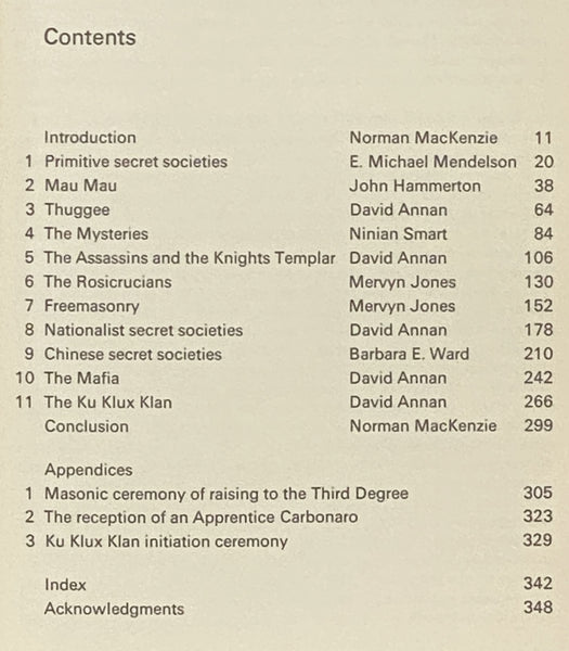 Secret Societies