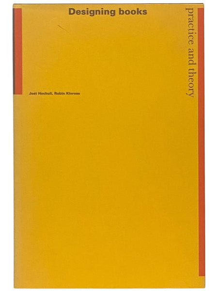 Designing Books: Practice and Theory