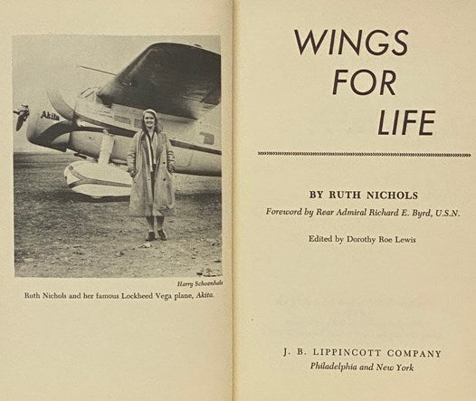 Wings for Life: The Life Story of the First Lady of the Air
