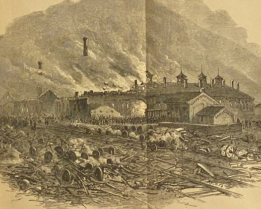 The History of the Great Riots. Being a Full and Authentic Account of the Strikes and Riots on the Various Railroads of the United States and in the Mining Regions. Embracing Brilliant and Graphic Pen-Pictures of the Reign of Terror in Pittsburgh, Baltim…