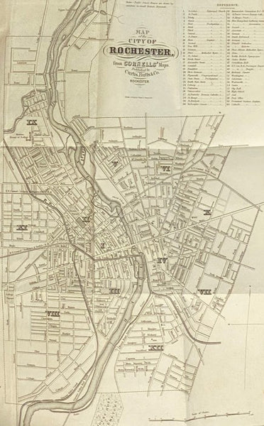 Rochester Daily Union City Directory, for 1861. Containing an Alphabetical List of the Heads of Families, Business Men and Mechanics, Their Several Places of Business and Residences, and of Females Acting in the Capacity of Artisans and Domestics, Census…