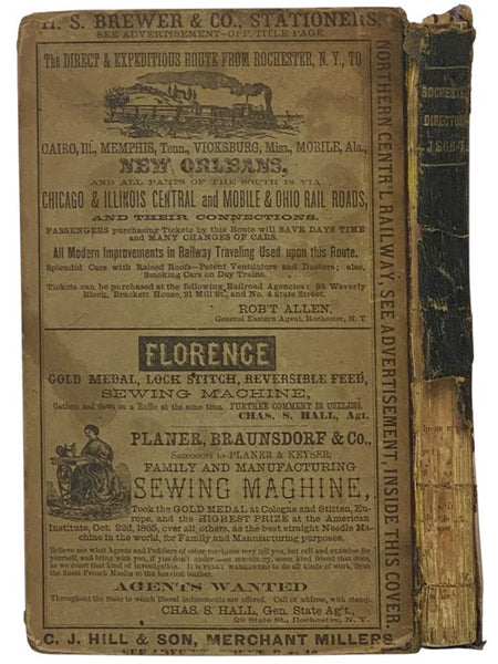 Boyd's Rochester Directory, with a Business Directory, and an Appendix of Much Useful Information, 1866-7 [New York]