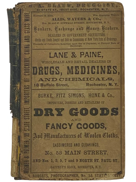 Boyd's Rochester Directory, with a Business Directory, and an Appendix of Much Useful Information, 1866-7 [New York]