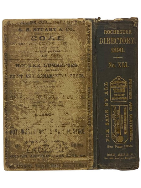 The Rochester Directory: Containing a General Directory of the Citizens, a Business Directory, and the City and County Register. No. XLI. [41], for the Year Beginning July 1, 1890 [New York]