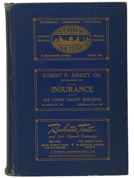 Polk's Rochester Suburban (Monroe County, N.Y.) Directory, Vol. XIII, 1942, Including the Towns of Brighton, East Rochester, Fairport, Gates, Greece, Irondequoit, Pittsford and Webster - A Supplement to the Rochester Directory Containing Alphabetical Sec…