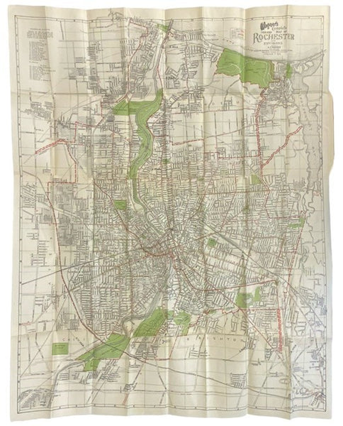 Rochester and Environs Map (Revised) [New York]