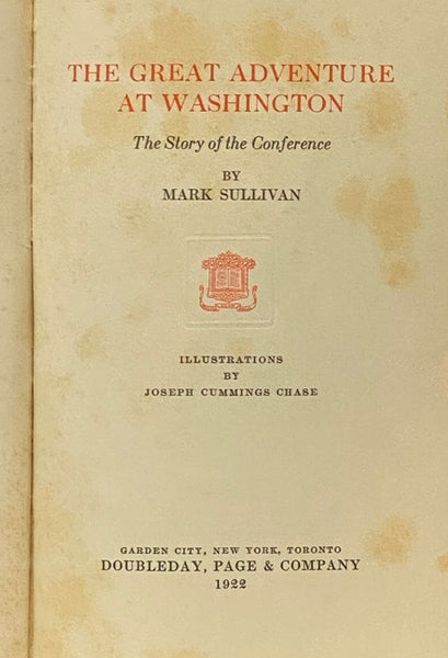 The Great Adventure at Washington: The Story of the Conference