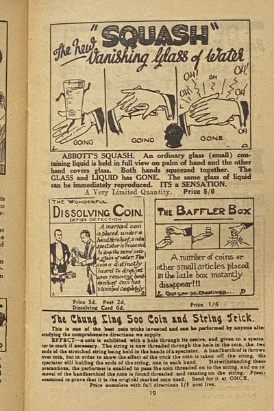 Davenport's Demon Series, Latest Catalogue, 1946: On Top of the World for Magic