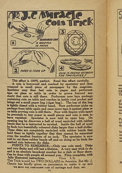 Davenport's Demon Series, Latest Catalogue, 1946: On Top of the World for Magic