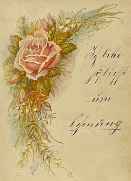 Poesie [Edwardian Era Manuscript Volume of Verse in German]