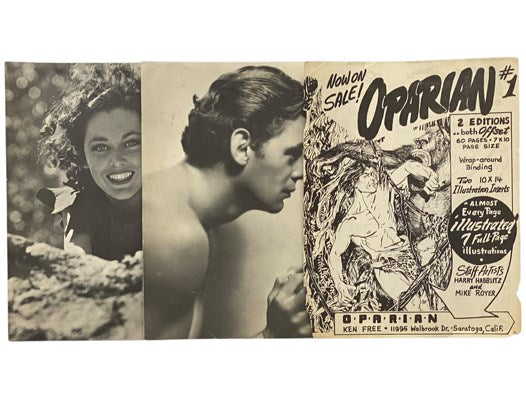Edgar Rice Burroughs Fanzine Ephemera Archive: ERB-dom, Twenty-Issue Continuous Run: Volume 1 No. 1 - Volume 1 No. 20 [with] The Forgotten Sea of Mars [with] Single Sheet of The Edgar Rice Burroughs Bazaar [with] Claude Held (Bookseller) Price List [with…