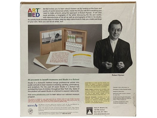 Robert Ryman Art Ed Books and Kit