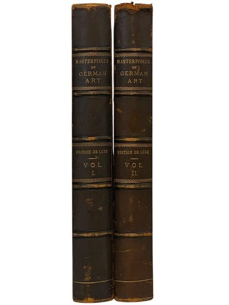 The Masterpieces of German Art, Illustrated. Being a Biographical History of Art in Germany and the Netherlands, from the Earliest Period to the Present Time. in Two Volumes. (Edition de Luxe)