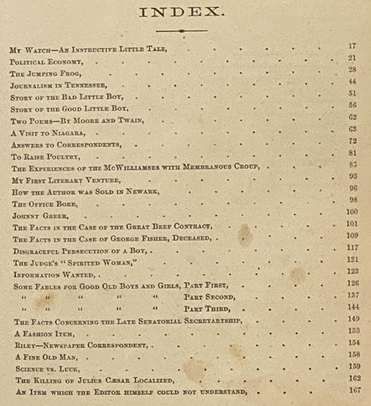 Mark Twain's Sketches, New and Old. Now First Published in Complete Form.