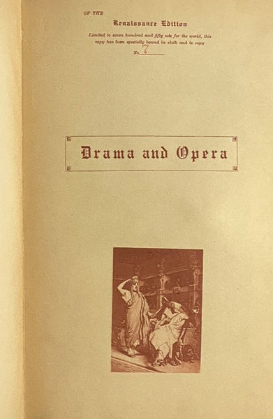Drama and Opera: Their History, Literature and Influence on Civilization, in Twelve Volumes: Greek Drama, Greek and Roman Drama; Oriental Drama, Religious Drama; Italian Drama, Spanish and Portuguese Drama; French Drama; French Drama, German Drama; Germa…