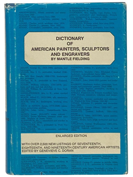 Dictionary of American Painters, Sculptors and Engravers (Enlarged Edition)