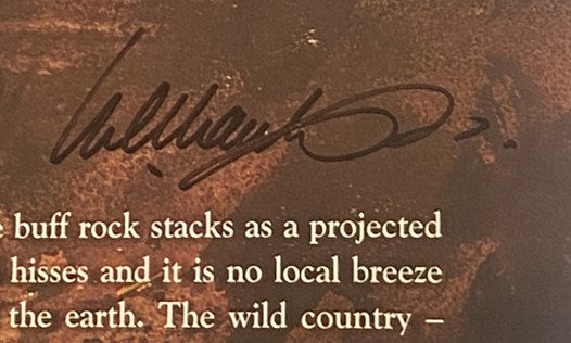 Broadside with Excerpt from "People in Hell Just Want a Drink of Water," Close Range: Wyoming Stories (The Evil Companions Literary Award 2001)