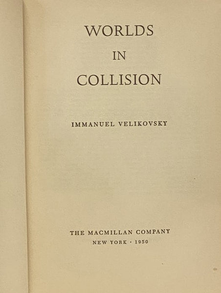 Worlds in Collision