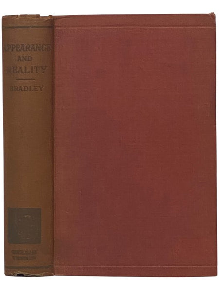 Appearance and Reality: A Metaphysical Essay (Library of Philosophy Series)