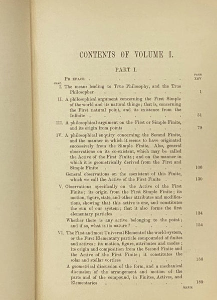 The Prinicipia; or, The First Principles of Natural Things, to which are added The Minor Principia and Summary of the Principia, Volume I. [1]