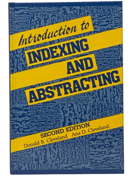 Introduction to Indexing and Abstracting