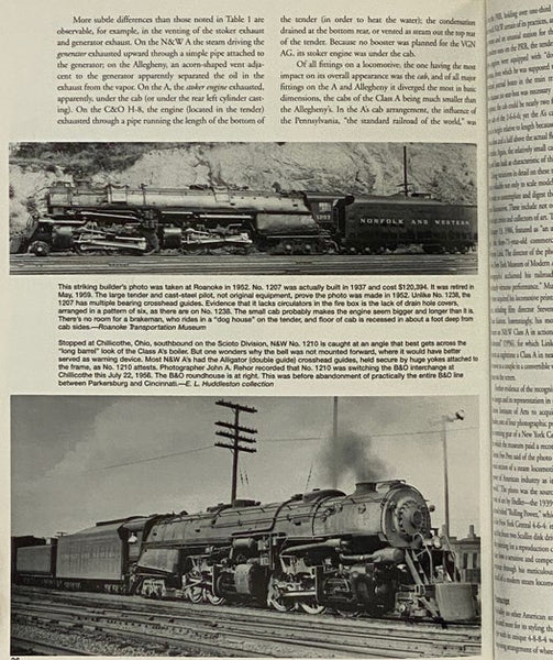 World's Greatest Steam Locomotives: C&O 2-6-6-6; Virginian 2-6-6-6; N&W 2-6-6-4; UP 4-8-8-4