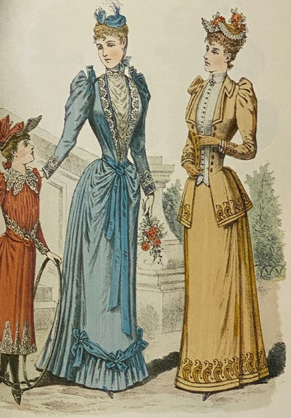 Paris Fashions of the 1890s: A Picture Source Book with 350 Designs, Including 24 in Full Color (Dover Pictorial Archive Series) (Dover Books on Fashion)