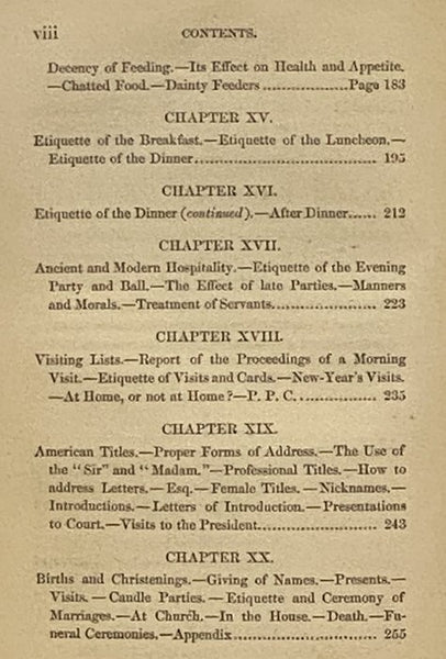 The Bazar Book of Decorum. The Care of the Person, Manners, Etiquette, and Ceremonials.