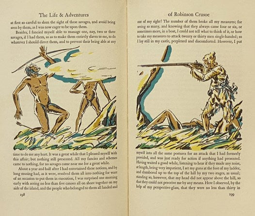 The Life & Strange Surprising Adventures of Robinson Crusoe of York, Mariner (The Heritage Press)