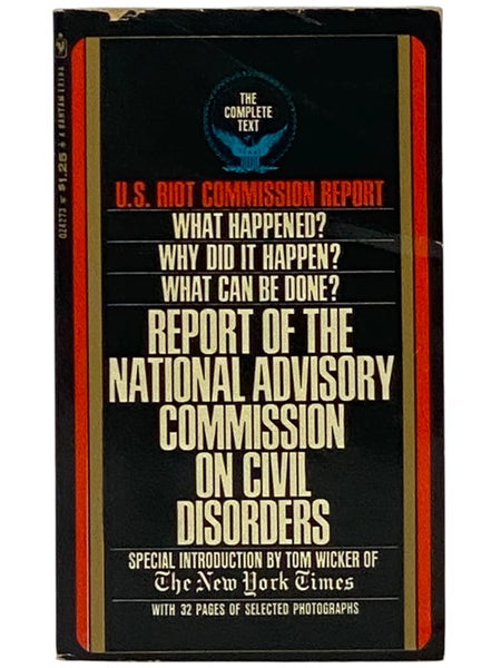Report of the National Advisory Commission on Civil Disorders