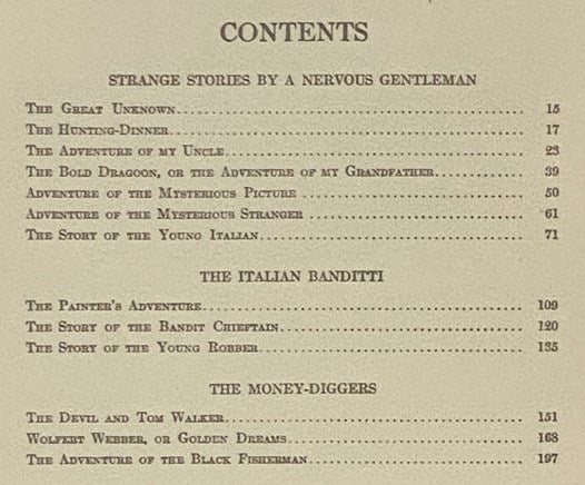 Tales from Washington Irving's Traveller