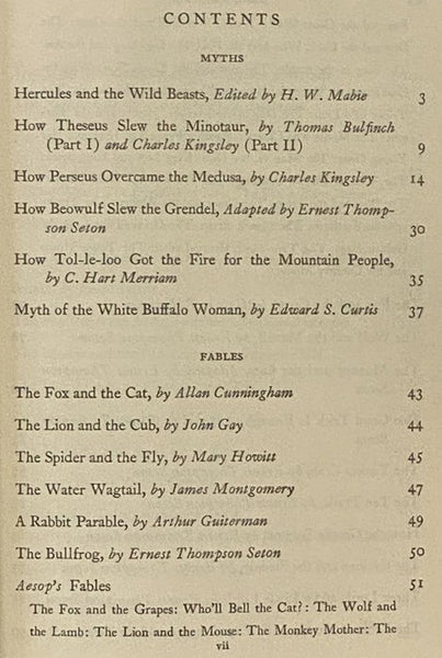Famous Animal Stories: Animal Myths, Fables, Fairy Tales, Stories of Real Animals