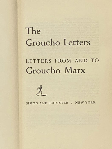 The Groucho Letters: Letters from and to Groucho Marx
