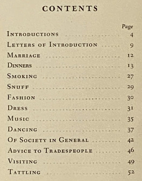 Hints on Etiquette and the Usages of Society with a Glance at Bad Habits