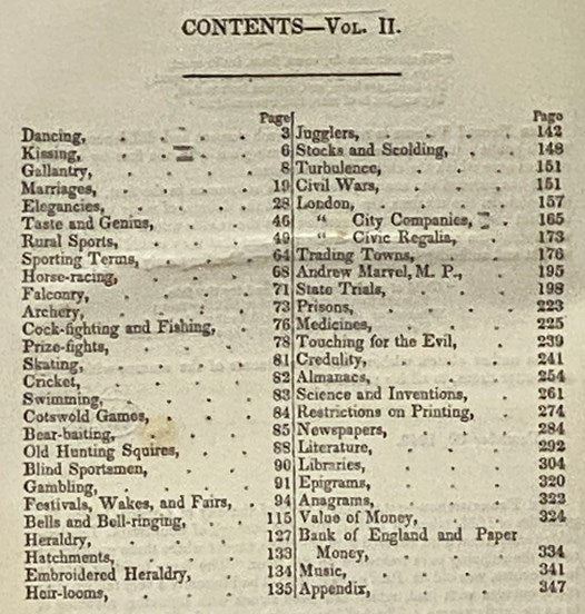 The Social History of Great Britain During the Reigns of the Stuarts, Beginning with the Seventeenth Century, Being the Period of Settling the United States, with Numerous Engravings, and Music.