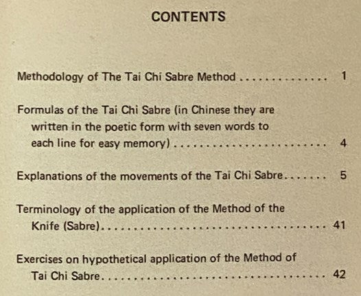 Chinese Kung Fu: Tai Chi Sabre for Self-Defense