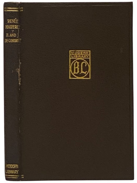 Renee Mauperin (The Modern Library of the World's Best Books, ML 76)