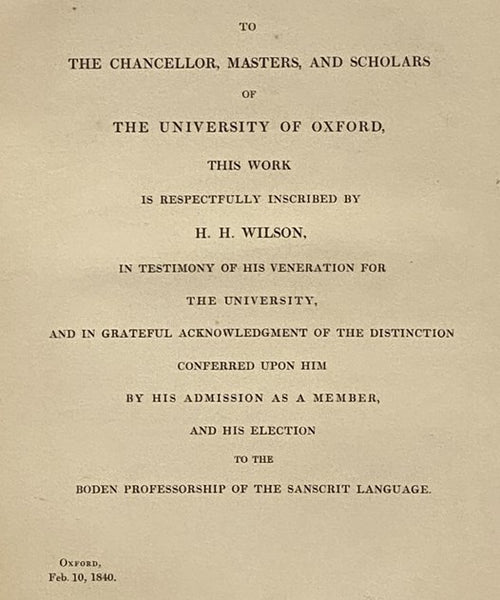 The Vishnu Purana, a System of Hindu Mythology and Tradition, Translated from the Original Sanscrit, and Illustrated by Notes Derived Chiefly from Other Puranas