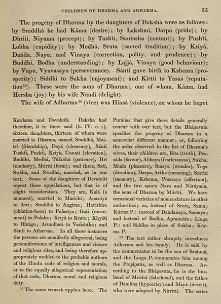 The Vishnu Purana, a System of Hindu Mythology and Tradition, Translated from the Original Sanscrit, and Illustrated by Notes Derived Chiefly from Other Puranas